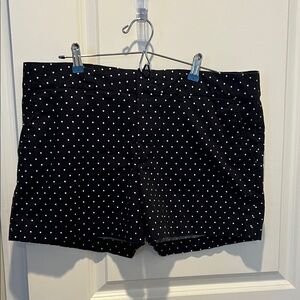 Tommy Hilfiger Navy Blue Polka Dot Women's Shorts